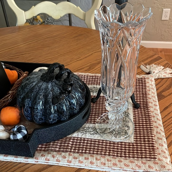 Set of 2 beautiful Crystal d’arques hurricane lamps - Picture 10 of 11